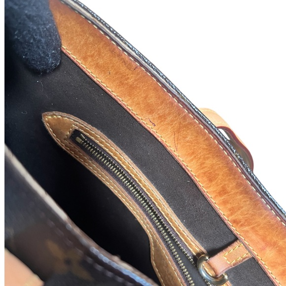 AUTHENTIC LOUIS VUITTON MONOGRAM WILSHIRE MM TOTE BAG. - Picture 11 of 15